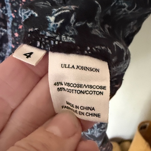 Ulla Johnson Cora Top in Midnight - Picture 4 of 4